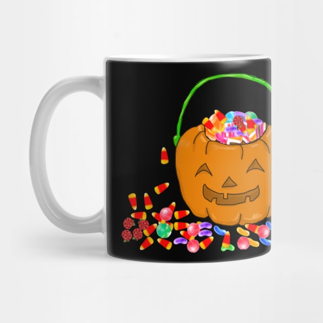 Happy Halloween Candy Basket by holidaystore